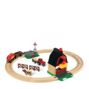 Image of Brio Farm Railway Set