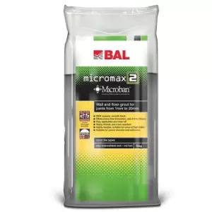 Image of BAL - Micromax2 Grout for Walls & Floors - Smoke 5kg
