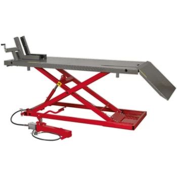 Image of Sealey - MC680A Motorcycle Lift 680kg Capacity Heavy-Duty Air/Hydraulic