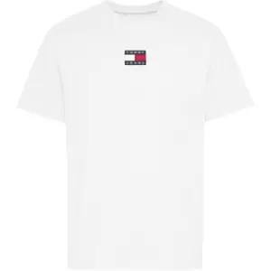 Image of Tommy Jeans Badge T-Shirt - White