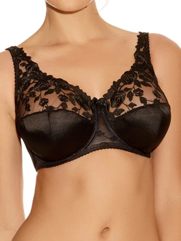 Image of Fantasie Fantasie Belle Full Cup Wired Bra Black - Fantasie - Size: 38H Black Female 38H QX92529