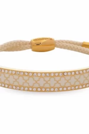 Image of Ladies Halcyon Days Gold Plated Agama Sparkle Friendship Bracelet FBAGS0510G
