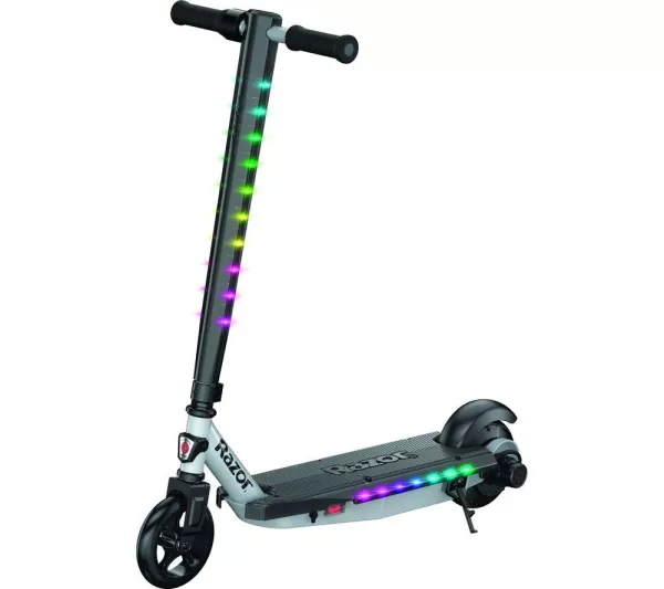 Image of RAZOR Power Coreu0026tradeE90 Lightshow Electric Kids Scooter - Black