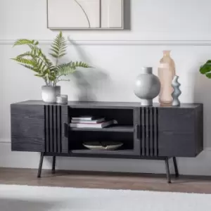 Image of Crossland Grove Holshen Media Unit TV Stand Black