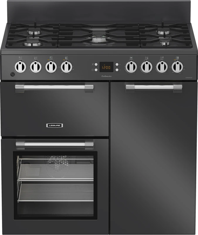 Image of Leisure Cookmaster CK90F232T 90cm Dual Fuel Range Cooker - Anthracite - A Rated