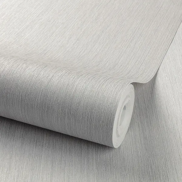 Image of Grandeco Concerto Grasscloth Textured Wallpaper Beige