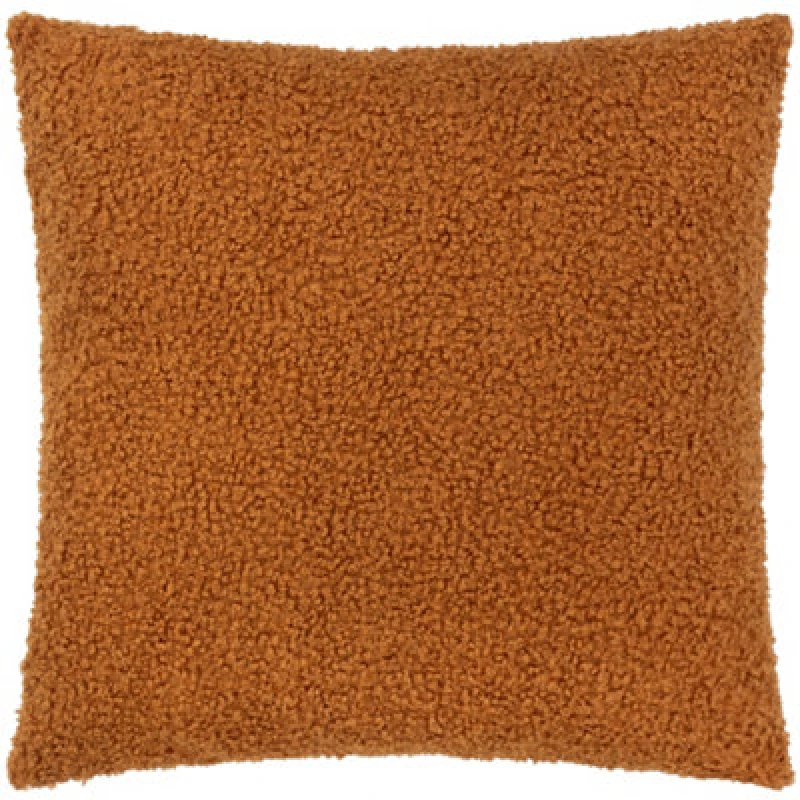 Image of Yard Cabu Chunky Boucle Cushion in Tan Size: 55cm x 55cm Tan Unisex 55cm x 55 cm