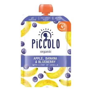 Image of Piccolo Organic Apple Banana & Blueberry 4m+