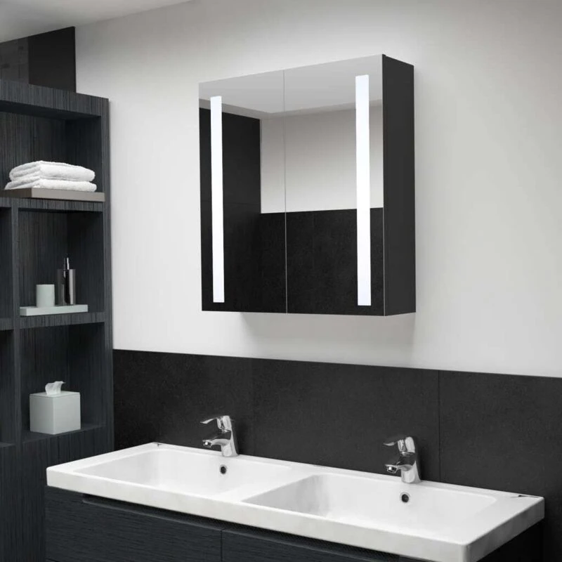 Image of VIDAXL LED Bathroom Mirror Cabinet 62x14x60cm Vidaxl 8720286300329