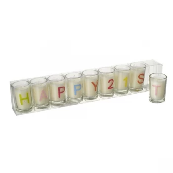 Image of Happy 21St Mini Candles By Heaven Sends