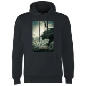 Image of Black Panther Poster Hoodie - Black - XL