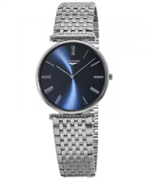 Image of Longines La Grande Classique Quartz Blue Dial Stainless Steel Mens Watch L4.766.4.94.6 L4.766.4.94.6