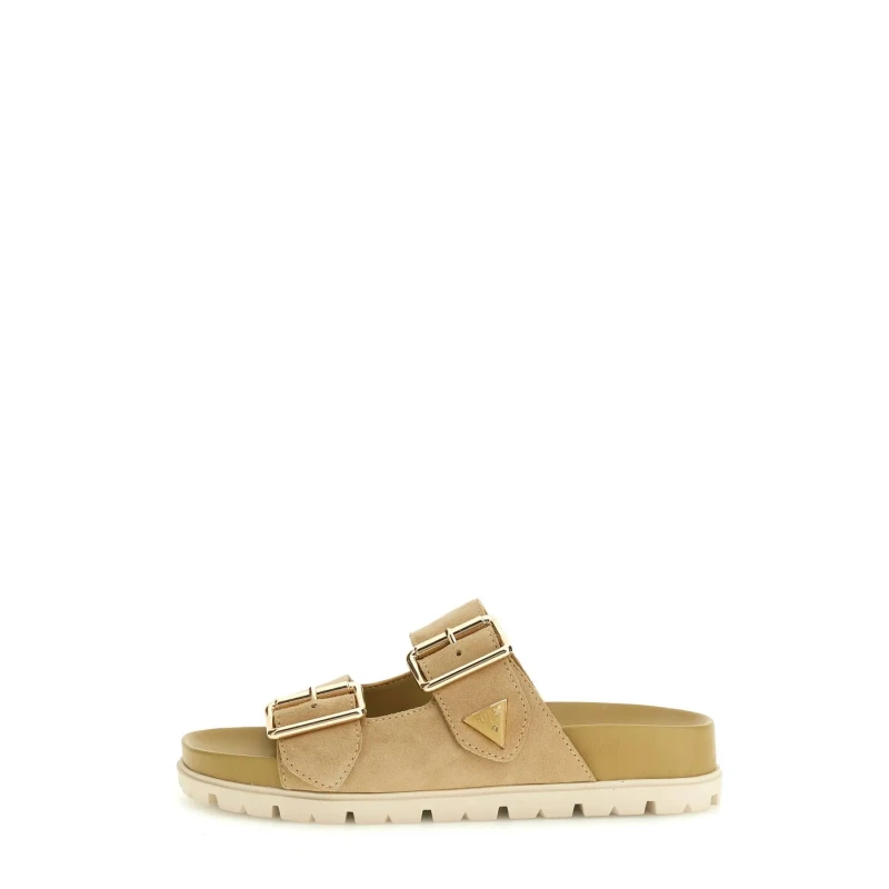 Image of Guess Womens sandals Guess Fasten Beige Female 36