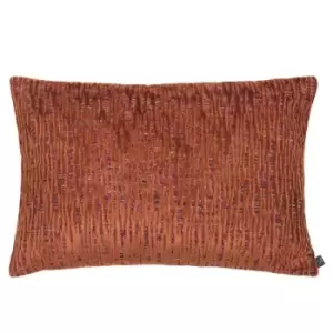 Image of Prestigious Textiles Presigious Textiles Tectonic Polyester Filled Cushion Cotton Viscose Lava