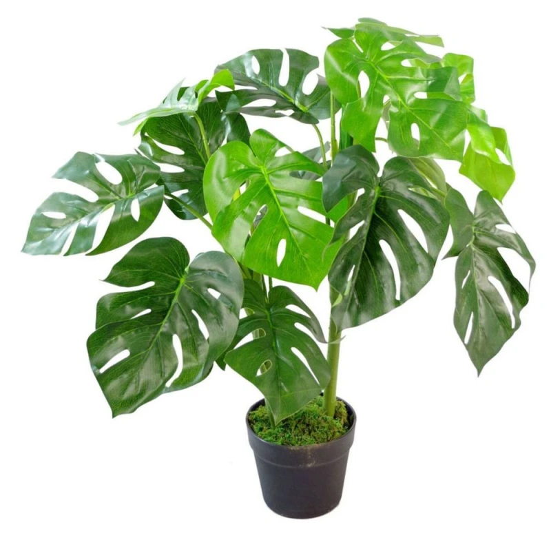 Image of Leaf 80cm Leaf realistic Artificial Monstera Cheese Plant Green unisex