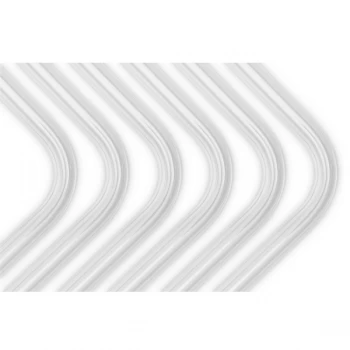Image of EK Water Blocks EK-Loop Hard Tube 12mm (800mm Length) Pre-Bent 90 - Acrylic (6pcs)