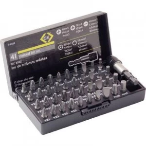 Image of C.K. T4509 Bit set 41 Piece Phillips, Pozidriv, Star, Allen