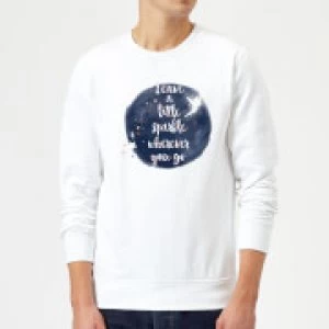 Image of Disney Leave A Little Sparkle Sweatshirt - White
