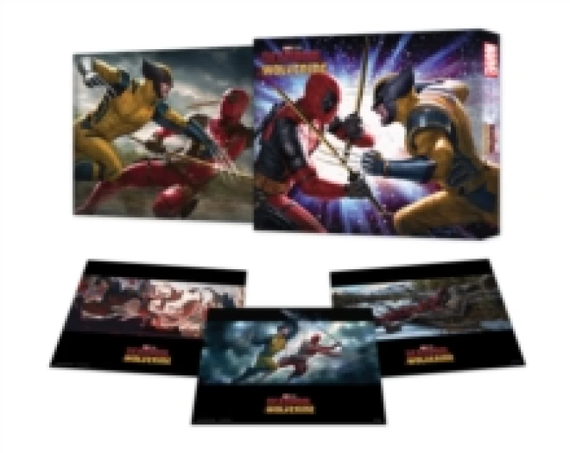 Image of MARVEL STUDIOS' DEADPOOL & WOLVERINE: THE ART OF THE MOVIE SLIPCASE Hardback
