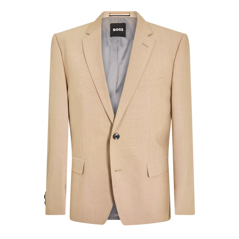 Image of Boss Mens Suit Jacket Open White male 34 (44)