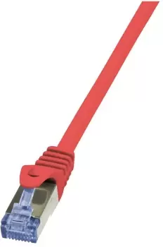 Image of LogiLink Cat6a S/FTP, 3m networking cable Red S/FTP (S-STP)