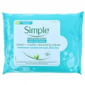 Image of Simple Kind to Skin Cleansing Facial Wipes - Cleansing Wipes