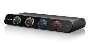 Image of Belkin F1DD104LEA - Soho 4 Port Dvi & USB Kvm Switch with Cables