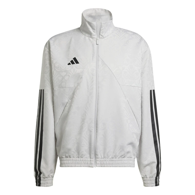 Image of adidas House of Tiro Common Goal Woven Track Top Mens Grey/Black male S