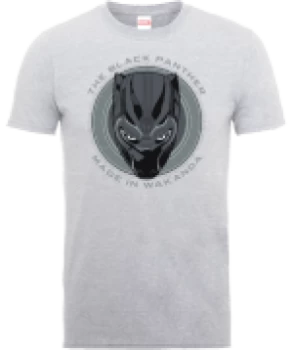 Image of Black Panther Made in Wakanda T-Shirt - Grey - S