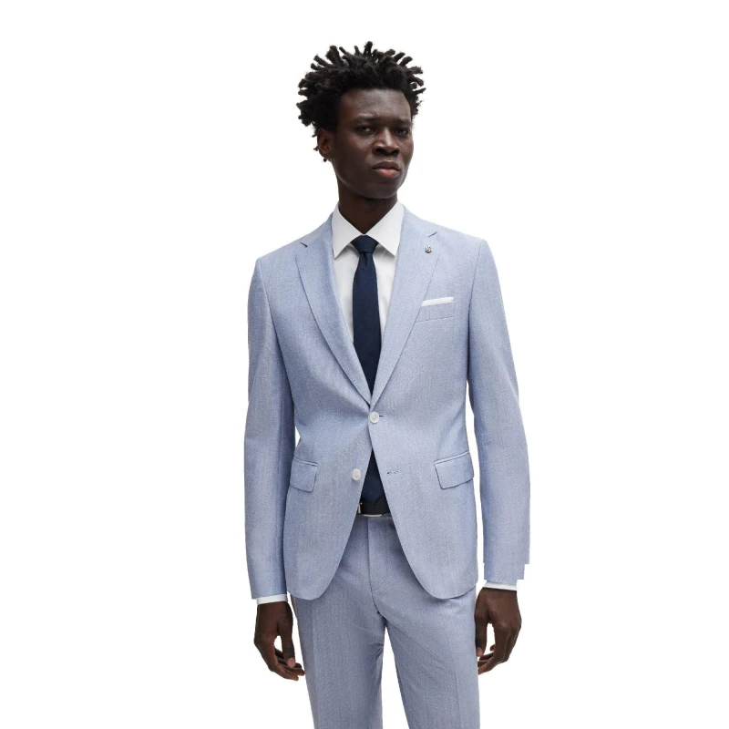 Image of Boss Mens H Hutson Formal Jacket Navy male 36 (46)