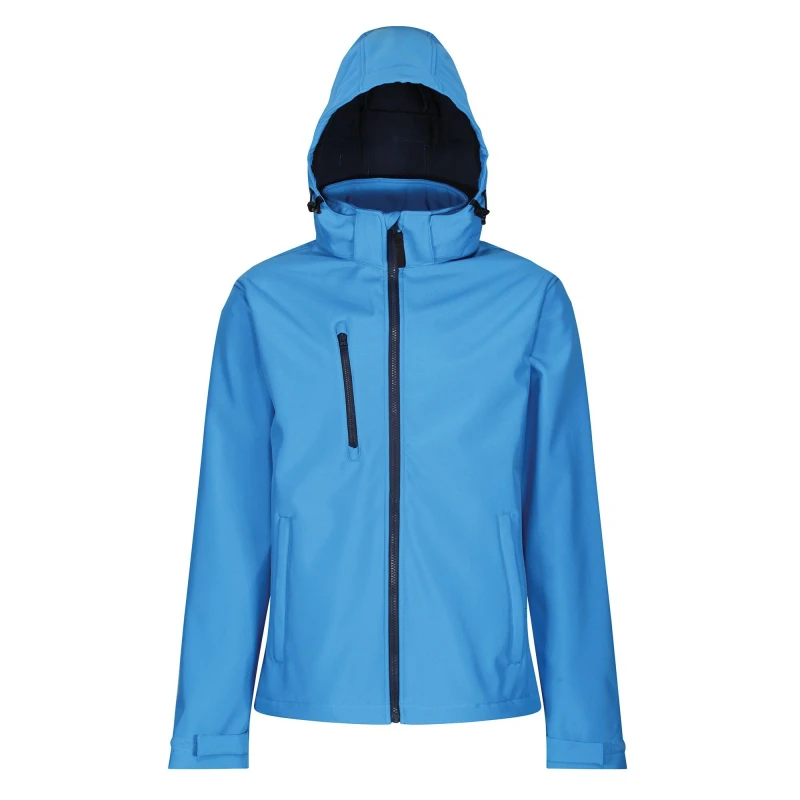 Image of Regatta Professional Mens 3 Layer Membrane Soft Shell Jacket in Baby Blue Size: Small Baby Blue Male S
