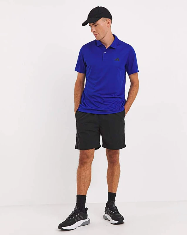 Image of Adidas adidas Training Essentials Base Polo Blue Male M37/40 DI51302