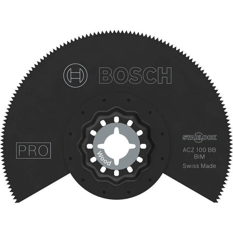 Image of Bosch PRO ACZ 100 BB Starlock Oscillating Multi Tool Blade 2608669118 Diameter: 100mm