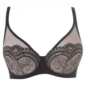 Image of Maison Lejaby Tattoo Full Cup Bra - Black 04