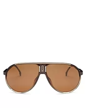 Image of Carrera Unisex Brow Bar Aviator Sunglasses, 62mm