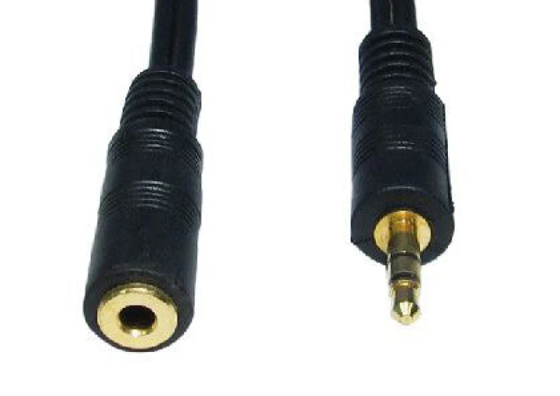 Image of Cables Direct Cables Direct 2m 3.5mm, M - F audio cable Black 2TT-102