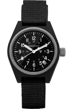 Image of Unisex General Purpose Black Date Tritium night vision Watch WW194015BK-0101
