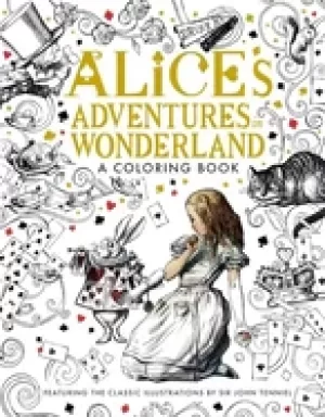 Image of alices adventures in wonderland a coloring book