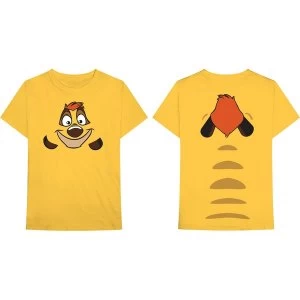 Image of Disney - Lion King Timon Unisex Medium T-Shirt - Yellow