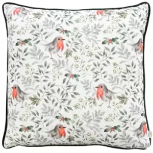 Image of Festive Robin Repeat Cushion Bottle