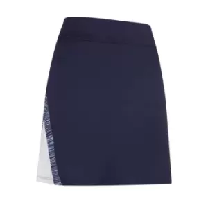 Image of Original Penguin Golf Ls Skirt Stripe - Blue