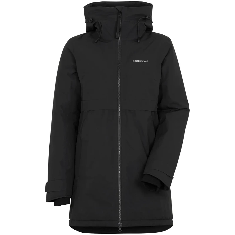 Image of Womens parka Didriksons Helle Noir Female 38