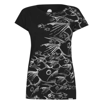 Image of Hot Tuna Neck T-Shirt Ladies - Black