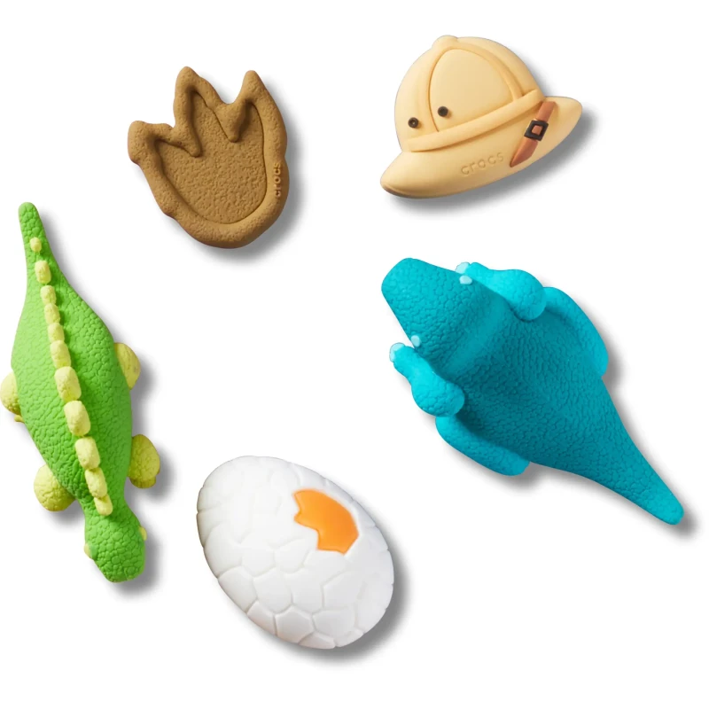 Image of Crocs Jibbitz Crocs 3D Dinosaur Adventure (x5) Multicolore Unisex TU 10016193