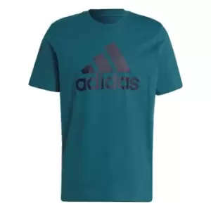 Image of adidas Essentials Big Logo T-Shirt Mens - Legacy Teal / Legend Ink