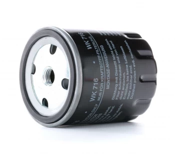 Image of MANN-FILTER Fuel Filter MERCEDES-BENZ,PUCH WK 716 5008874,5014353,0000929001 0000929501,0010920401,0010920501,0010922501,0010923201,0020921201