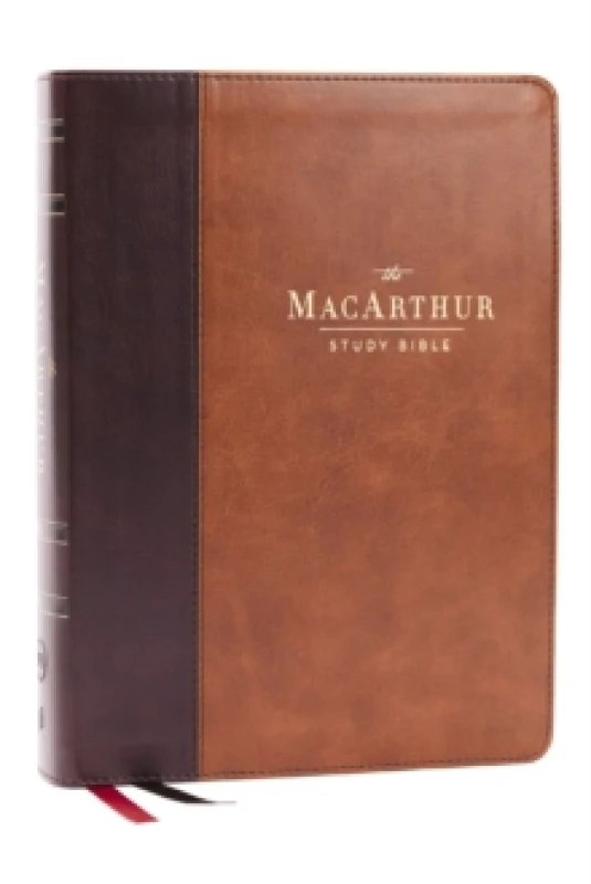 Image of LSB MacArthur Study Bible 2nd Edition: Unleashing God's Truth One Verse at a Time (Brown Leathersoft, Comfort Print, Thumb Indexed) Leather / fine bin