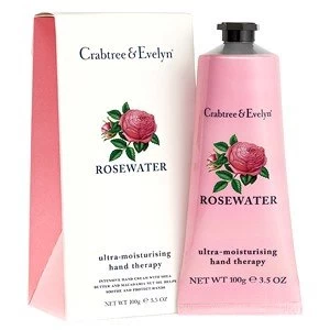 Image of Crabtree & Evelyn Rosewater Hand Therapy Cream 100ml