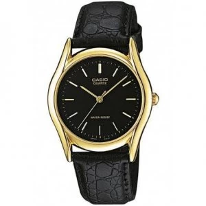 Image of Casio Ladies SS Gold Plated Watch - MTP-1154PQ-1A