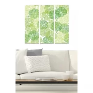 Image of MDF19380377 Multicolor Decorative MDF Painting (3 Pieces)